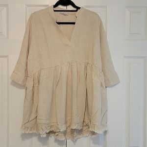Short Sleeve Woven Top